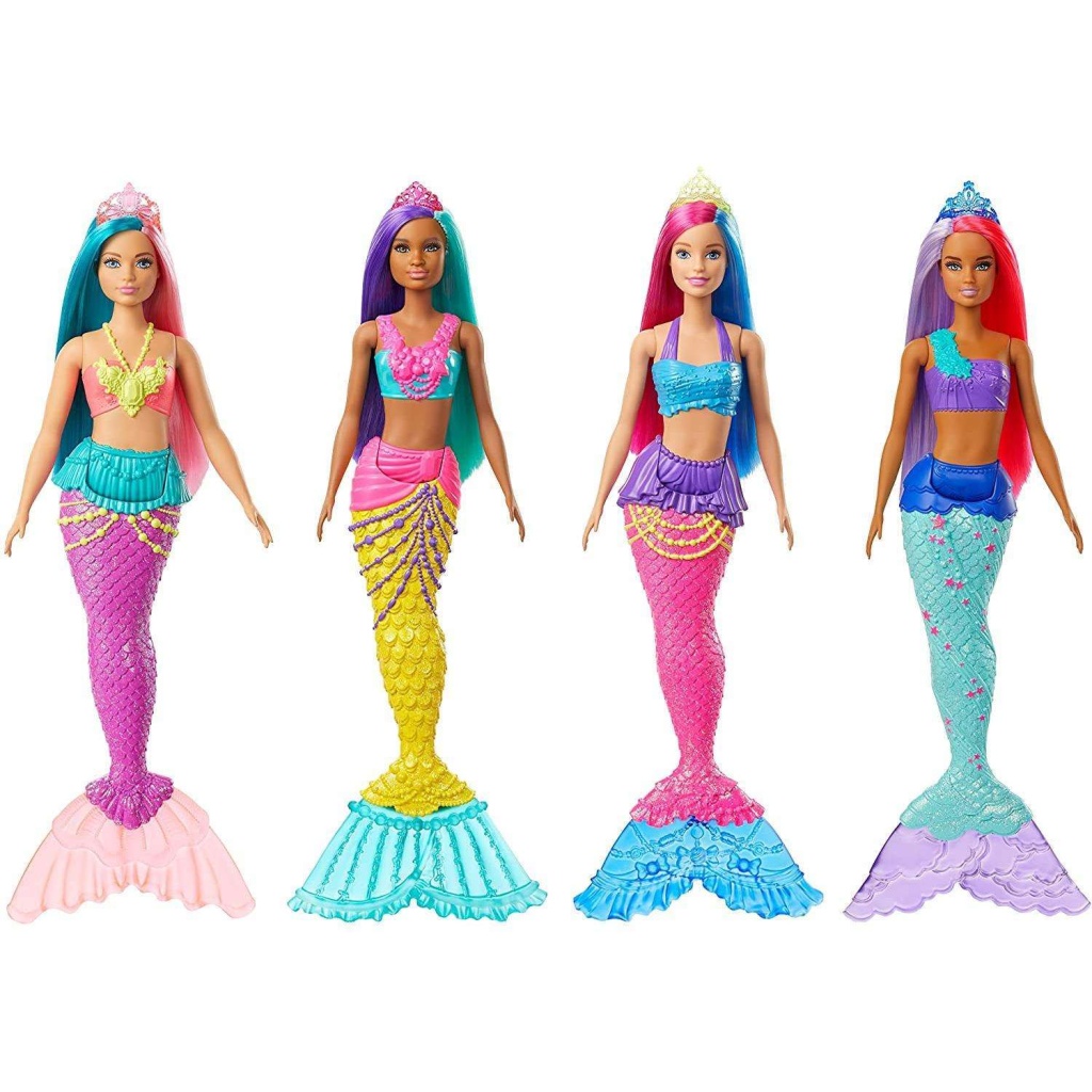 Mu Eca Barbie Dreamtopia Sirena Con Luces Y Cola Iluminada Off