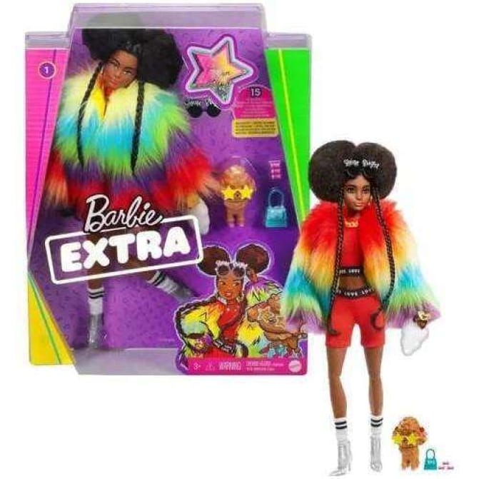 Barbie Extra 1 Abrigo De Colores - Image 1