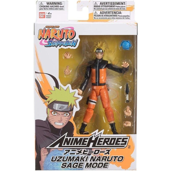 Figura Anime Heroes- Bandai - Naruto Uzumaki (Naruto Sage Mode) - Image 4