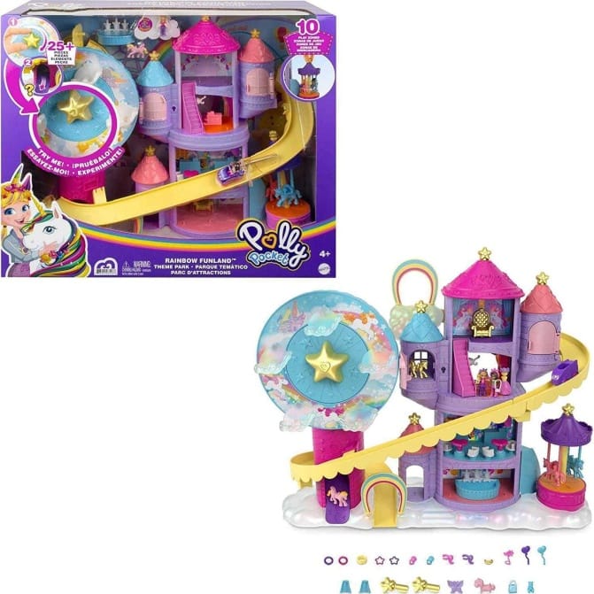 Polly Pocket Rainbow Funland - Image 9