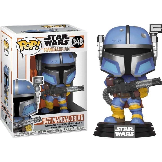 Funko Pop Heavy Infantry Mandalorian - Star Wars: The Mandalorian 348 - Image 3