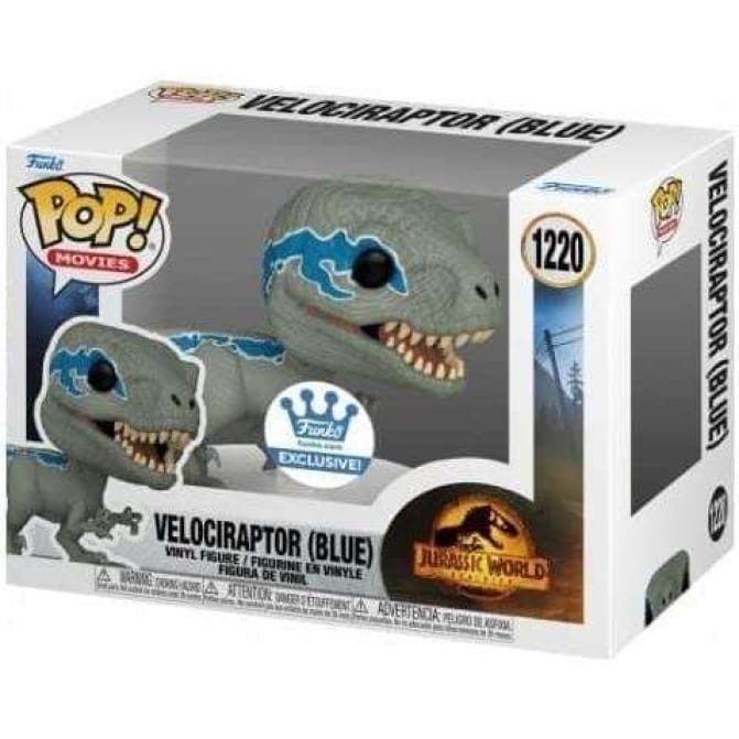 Funko Pop Velociraptor (Blue) - Jurassic World Dominion 1220 - Image 2