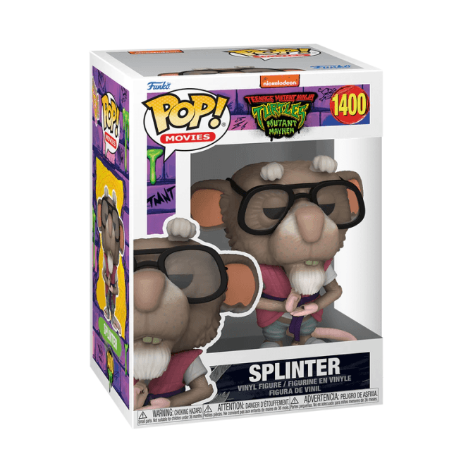 Funko Pop Splinter - TMNT Tortugas Ninja Mutant Mayhe 1400 - Image 2