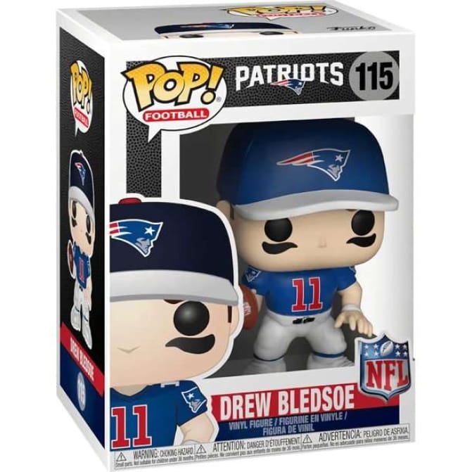 Funko Pop Drew Bledsoe - Football NFL: Patriots 115 - Image 2