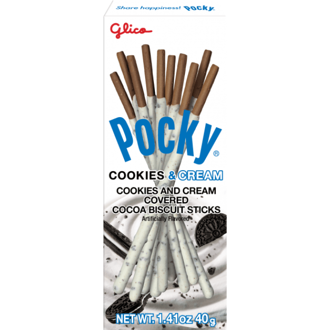 Glico Pocky Cookies & Cream 40g - Image 1