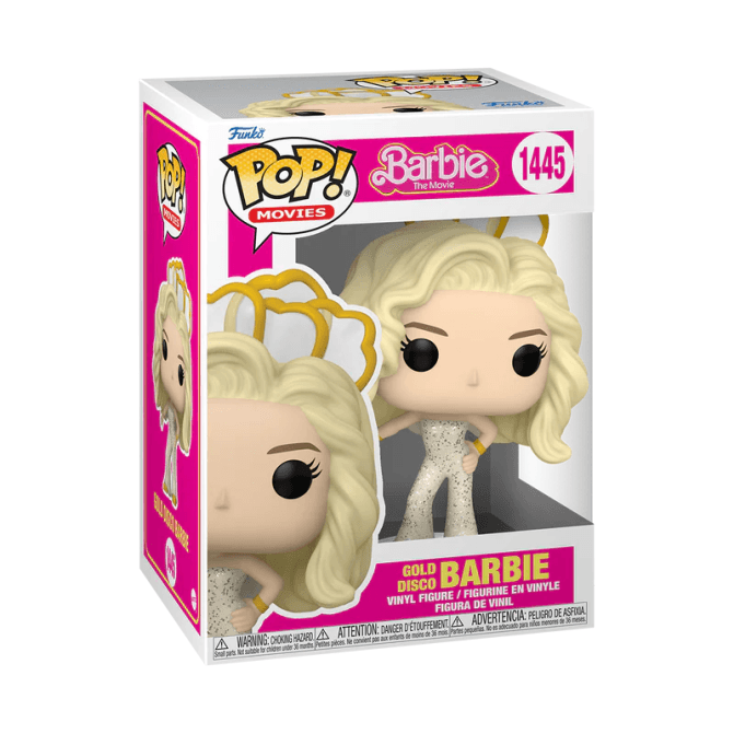 Funko Pop Gold Disco Barbie - Barbie The Movie 1445 - Image 2