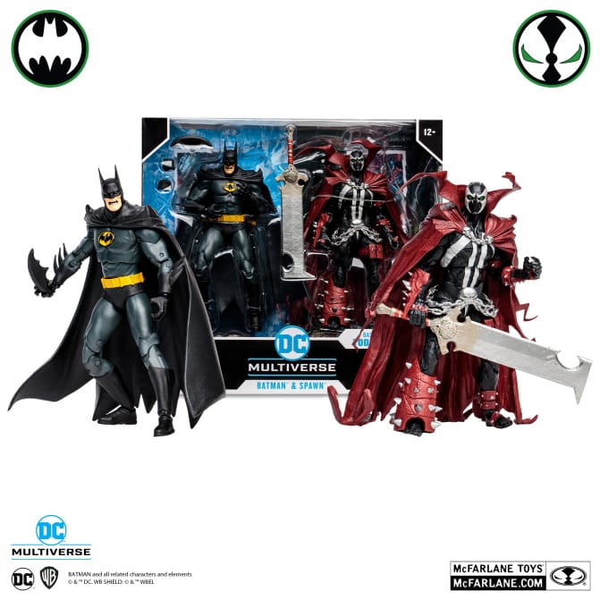 McFarlane Toys - DC Multiverse - Batman & Spawn (Based On Comics By TODD MCFARLANE) - Image 1