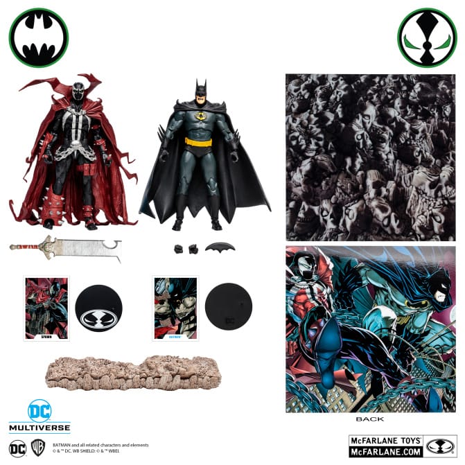 McFarlane Toys - DC Multiverse - Batman & Spawn (Based On Comics By TODD MCFARLANE) - Image 2