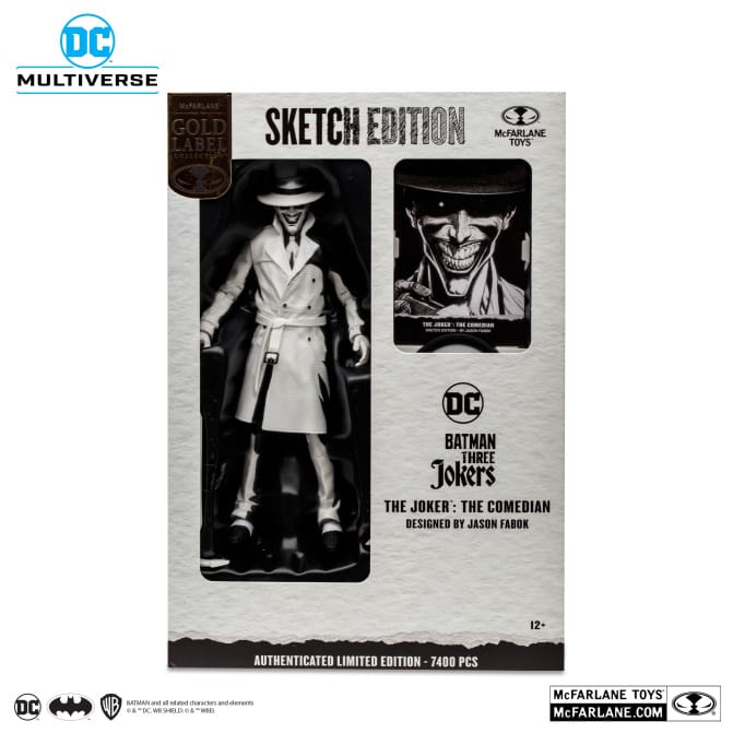 McFarlane Toys - DC Multiverse - The Joker Designed By Jason Fabok Sketch Edition (GOLD LABEL) - Image 11
