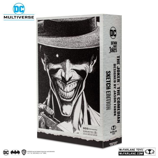 McFarlane Toys - DC Multiverse - The Joker Designed By Jason Fabok Sketch Edition (GOLD LABEL) - Image 13