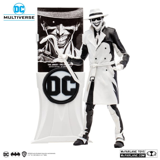 McFarlane Toys - DC Multiverse - The Joker Designed By Jason Fabok Sketch Edition (GOLD LABEL) - Image 4