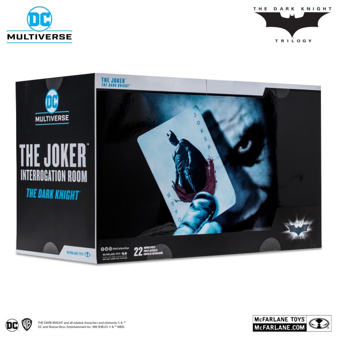 McFarlane Toys - DC Multiverse - The Joker Interrogation Room (The Dark Knight) Etiqueta Dorada - Image 13
