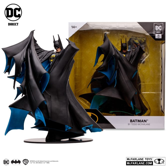 McFarlane Toys - DC Multiverse - Batman Estatua Negra By Todd McFarlane - Image 1