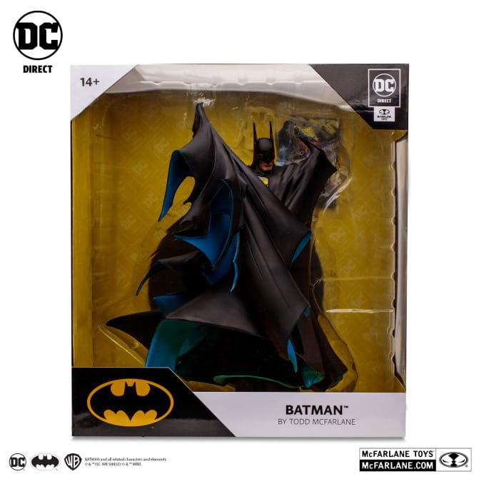 McFarlane Toys - DC Multiverse - Batman Estatua Negra By Todd McFarlane - Image 9