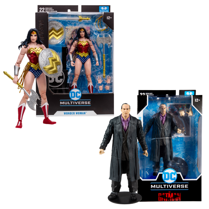 McFarlane Toys - DC Multiverse - Set De Figuras Wonder Woman Collector Edition + The Penguin (The Batman) - Image 1
