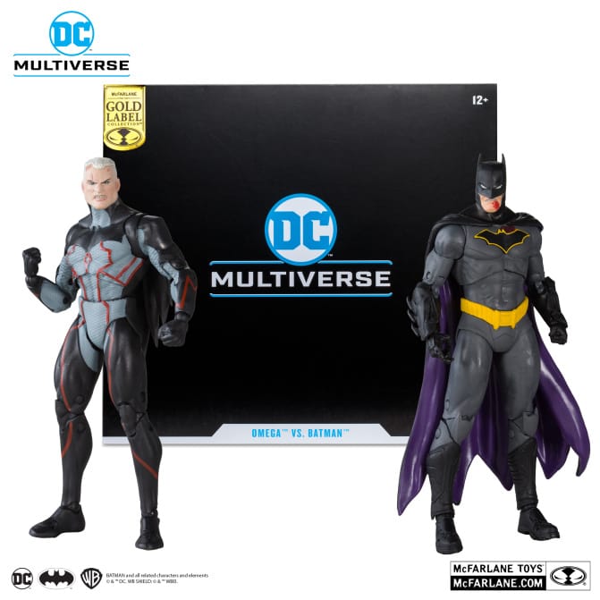 McFarlane Toys - DC Multiverse - Omega VS Batman 2PK (Gold Label) - Image 1