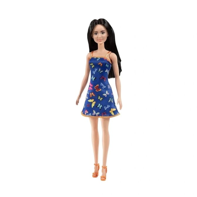 Muñeca Barbie Fashion & Beauty Moda Vestido Estampado - Image 1