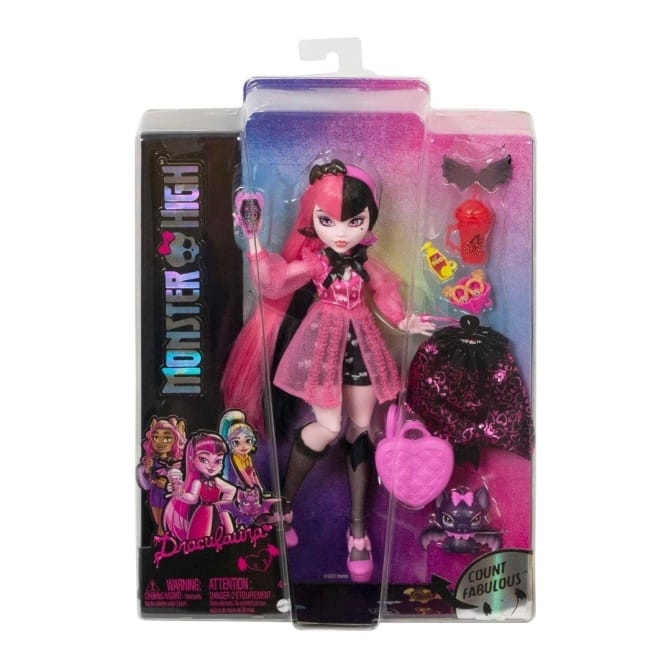 Monster High, Muñeca Draculaura con Vestimenta de Moda - Image 3