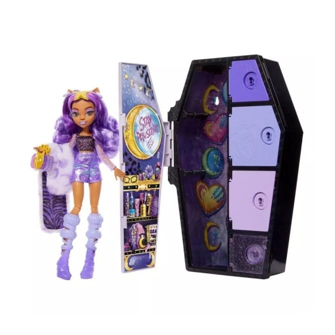 Monster High Muñeca Skulltimates Destellos de Horror Clawdeen - Image 1