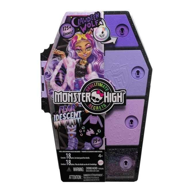 Monster High Muñeca Skulltimates Destellos de Horror Clawdeen - Image 3