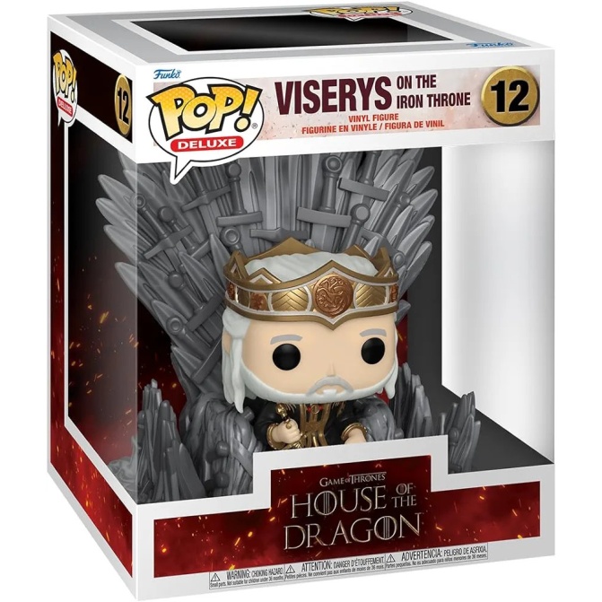 Funko Pop! Deluxe: House of The Dragon - Viserys on The Iron Throne 12 - Image 2