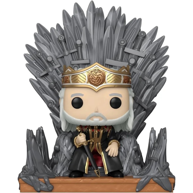 Funko Pop! Deluxe: House of The Dragon - Viserys on The Iron Throne 12 - Image 1