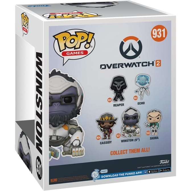 Funko Pop! Super: Overwatch 2 - Winston 931 - Image 3