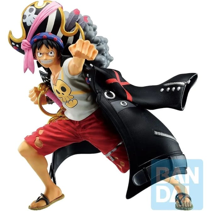 Figura de acción Bandai Spirits Ichibansho Ichiban - One Piece - Monkey D. Luffy Red film - Image 1