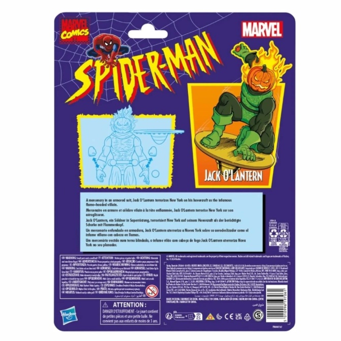 Figura Marvel Legends Series - Marvel Comics - Spiderman - Jack O'Lantern - Image 7