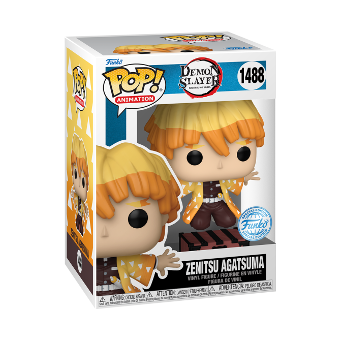 Funko Pop Zenitsu Agatsuma With Box - Demon Slayer 1488 - Image 2