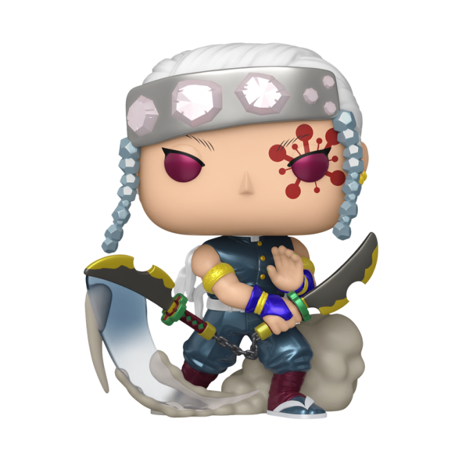 Funko Pop Tengen Uzui With Nichirin Cleavers (CHASE) - Demon Slayer 1533 - Image 1