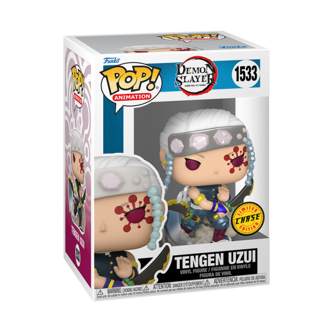 Funko Pop Tengen Uzui With Nichirin Cleavers (CHASE) - Demon Slayer 1533 - Image 2