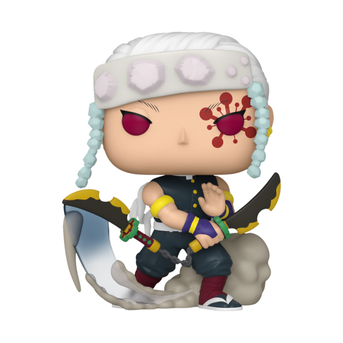 Funko Pop Tengen Uzui With Nichirin Cleavers - Demon Slayer 1533 - Image 1