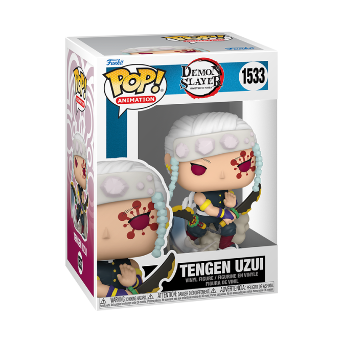 Funko Pop Tengen Uzui With Nichirin Cleavers - Demon Slayer 1533 - Image 2