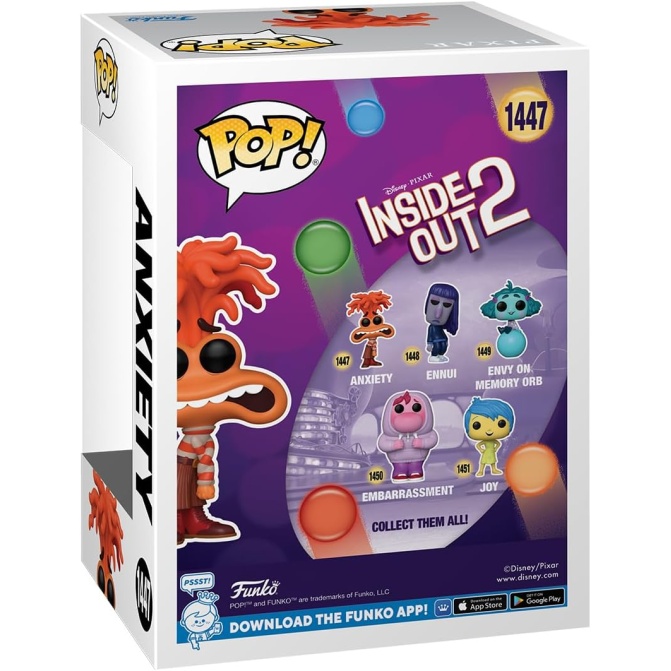 Funko Pop Anxiety - Inside Out 2 1447 - Image 3