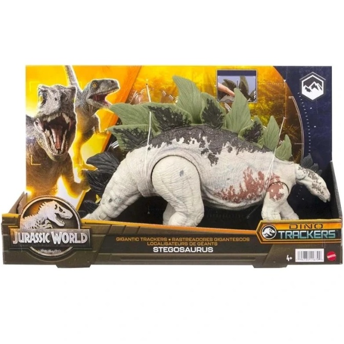 Jurassic World Estegosaurio Gigantic Rastreadores - Image 1