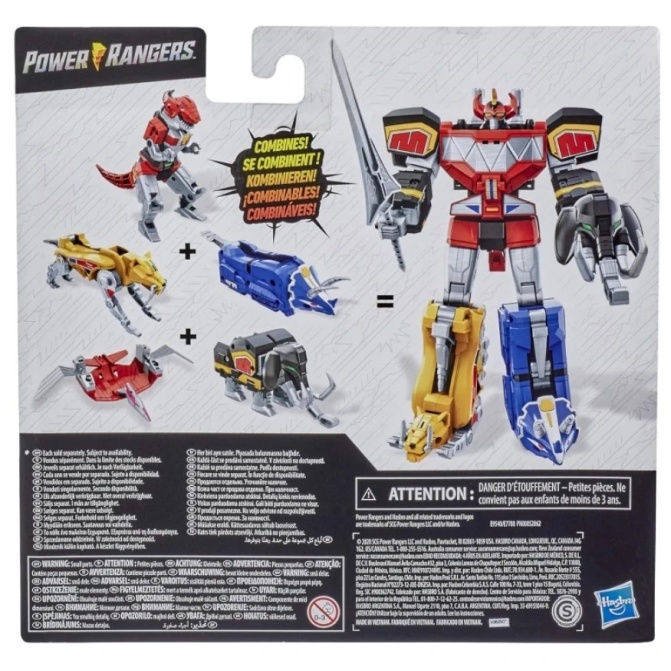 Power Rangers Mighty Morphin Triceratops Dinozord y Sabertooth Tiger Dinozord - Image 2