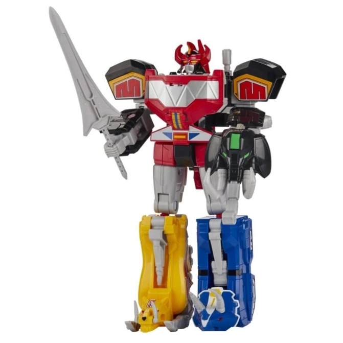 Power Rangers Mighty Morphin Triceratops Dinozord y Sabertooth Tiger Dinozord - Image 4