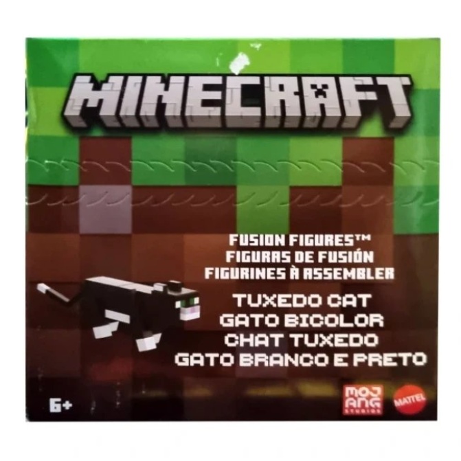 Minecraft Fusion - Juego de figuras - Gato Bicolor - Image 1