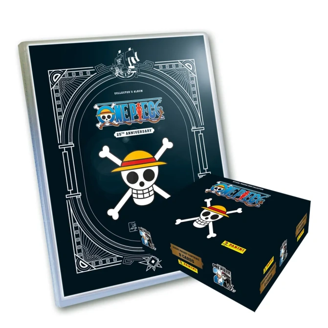 Colección One Piece 25 Aniversario TC. Coleccionador con 2 sobres + Caja con 18 sobres. - Image 1
