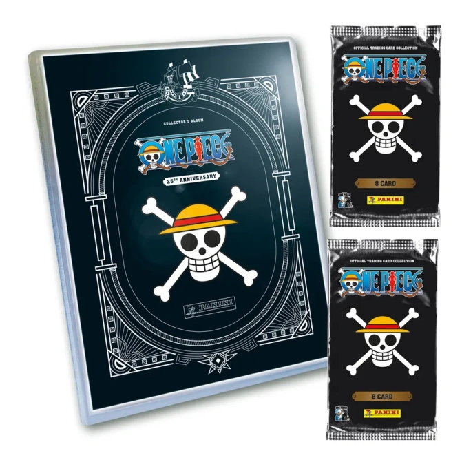 Colección One Piece 25 Aniversario TC. Coleccionador + 2 Sobres. - Image 1