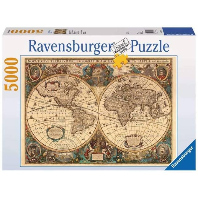 Rompecabezas Ravensburger Puzzle Mapamundi Histórico 5000 Piezas 174119 - Image 1