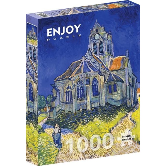 Rompecabezas Enjoy Puzzle The Church In Auvers-Sur-Oise Vincent Van Gogh 1000 Piezas 1152 - Image 1