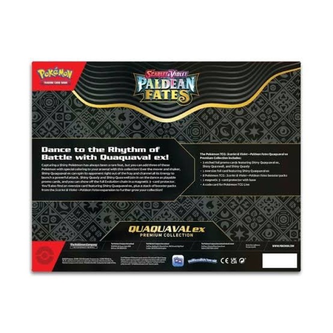 Pokémon TCG Paldean Fates Quaquaval EX Premium Collection - Image 2