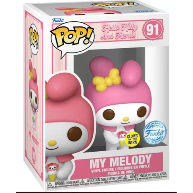 Funko Pop! My Melody - Hello Kitty And Friends (Glow) 91 - Image 2