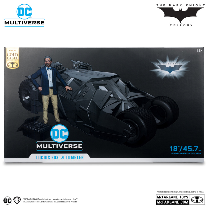 McFarlane GoldLabel Lucius Fox & Tumbler - DC Multiverse - Image 2