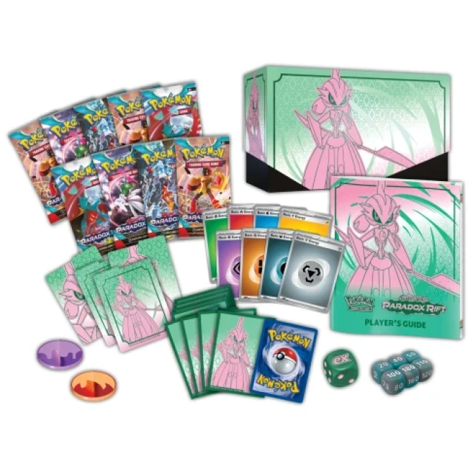 Pokemon TCG: Paradox Rift Elite Trainer Box (Iron Valiant) - Image 2