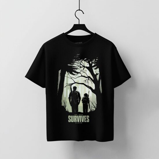 Playera Máscara de Látex - No one Survives Alone - Hombre CH - Image 1