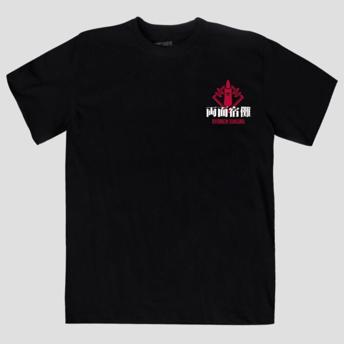 Playera Máscara de Látex - Ryomen Sukuna - Hombre EG - Image 1