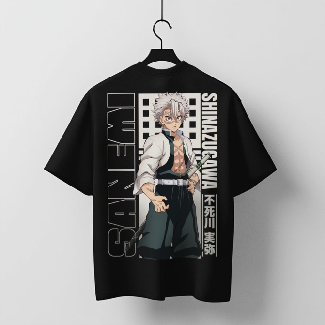 Playera Máscara de Látex - Sanemi Shinazugawa - Hombre CH - Image 2